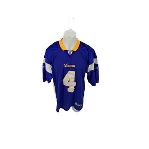 MINNESOTA VIKINGS - BRETT FAVRE #4 STITCHED JERSEY - NFL REEBOK Size 52 P1v